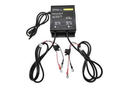 2 Bank 12V-24V Waterproof Battery Charger