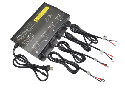4 Bank 12V 15A Waterproof Charger